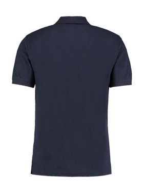 Klassisk Slim Fit Polo Superwash® 60º, marinblå – Kustom Kit (3)