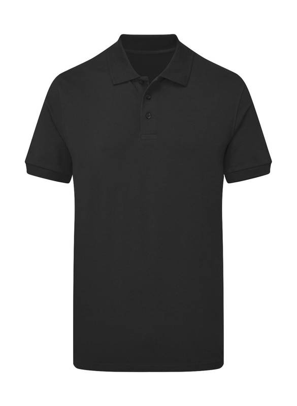 Signature Tagless Polo Stretch Herr, Mörksvart – SG Signature (1)