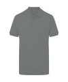 Signature Tagless Polo Stretch Herr, grå