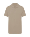 Signature Tagless Polo Stretch Herr, Pastell Macchiato