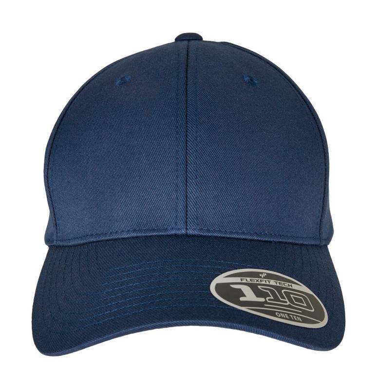110 Böjd Visir Snapback, marinblå – Flexfit (1)