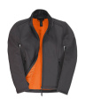 ID.701/dam Softshelljacka, Mörkgrå/Neon Orange