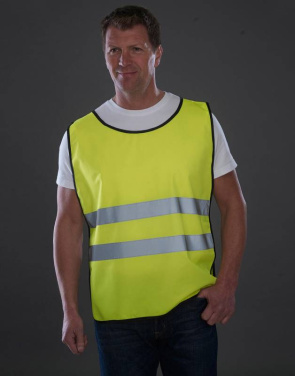 Fluo Vuxen Tabard, fluorescerande gul – Yoko (3)