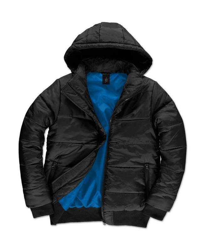 Superhood/herrjacka, Svart/Koboltblå – B&C Outerwear (1)