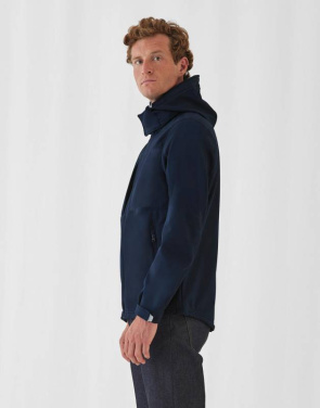 Huvad softshell/herr, mörkgrå – B&C Outerwear (4)