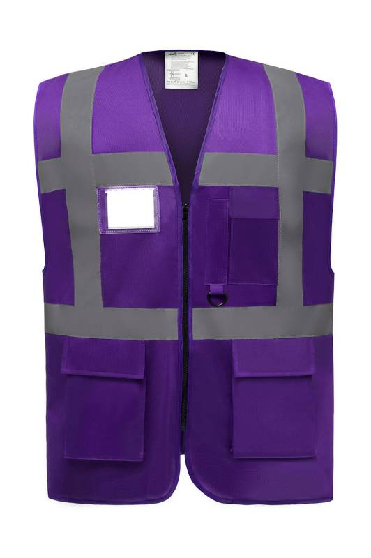 Fluorescerande väst i ledningskvalitet, lila – Yoko (1)