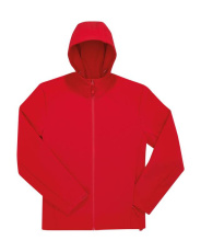Reset 3Lr Hooded Softshell, röd
