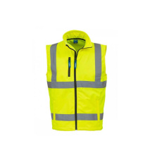 Fluo Softshell Värmare, fluorescerande gul