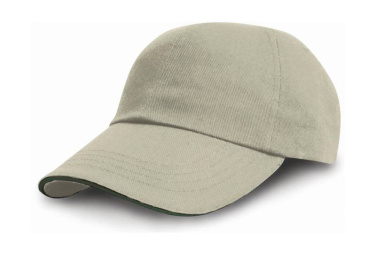 Tung bomullsborrmössa, svart/röd – Result Headwear (3)