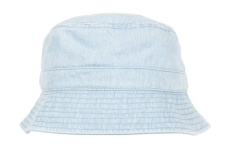Denim Bucket Hat, ljusblå