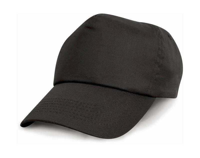 Barnkeps, svart – Result Headwear (1)