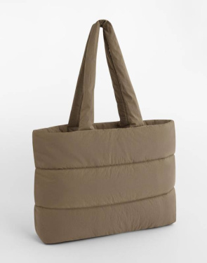 Quiltad tygväska, svart – Bagbase (3)
