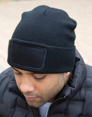 Dubbelstickad Thinsulate™ Printers-mössa, marinblå – Result Winter Essentials (3)