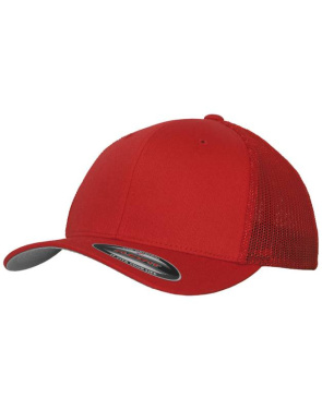 Truckerkeps i mesh-bomull i twill, mörkgrå – Flexfit (4)