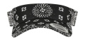 Visir Bandana-tryck, svart