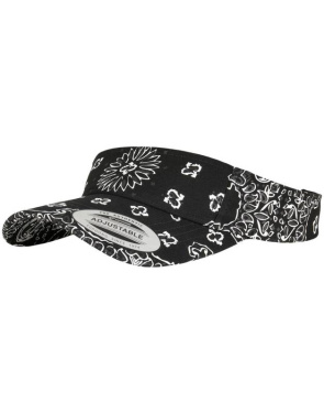 Visir Bandana-tryck, svart – Flexfit (2)