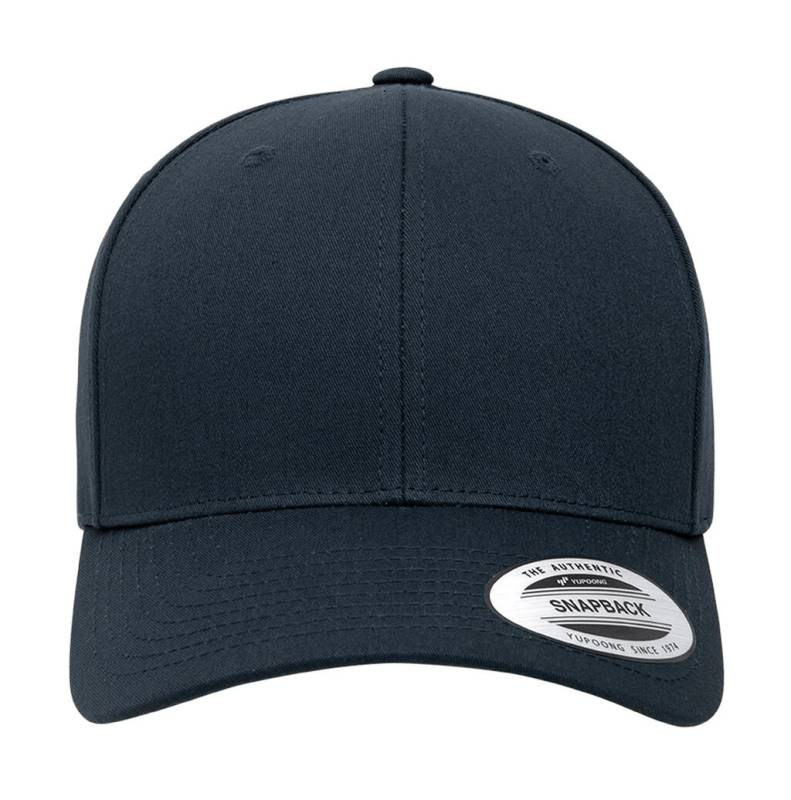 Retro snapback i bomullsblandning, marinblå – Flexfit (1)