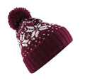 Fair Isle Snowstar®-mössa, vinröd/vit