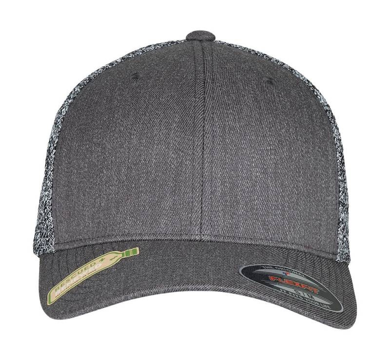 Flexfit Trucker Melange Mesh, svart/gråmelerad – Flexfit (1)