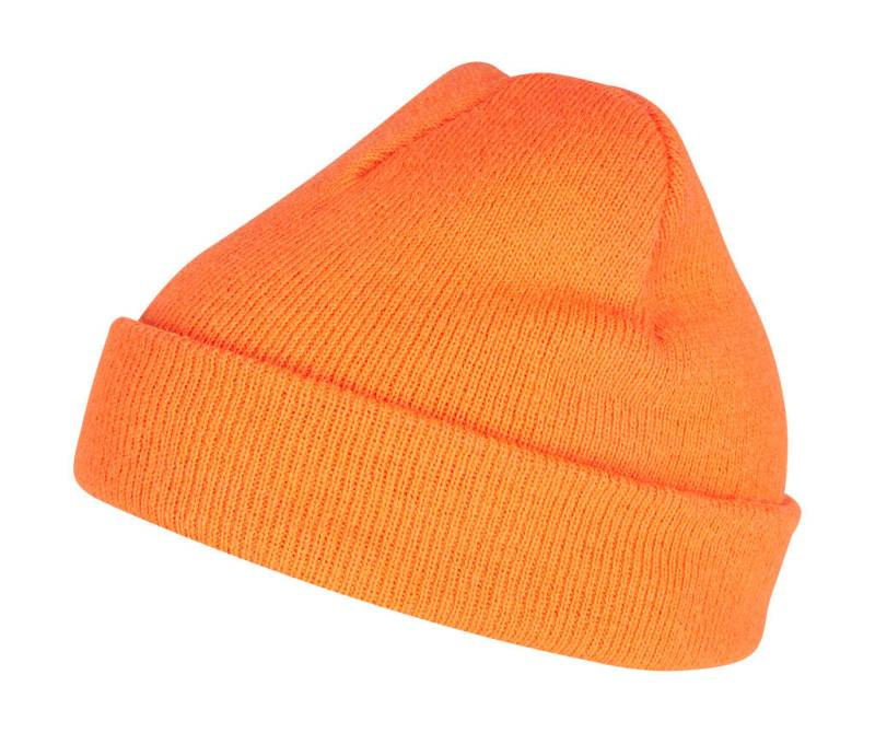 Stickad mössa, Blaze Orange – Flexfit (1)