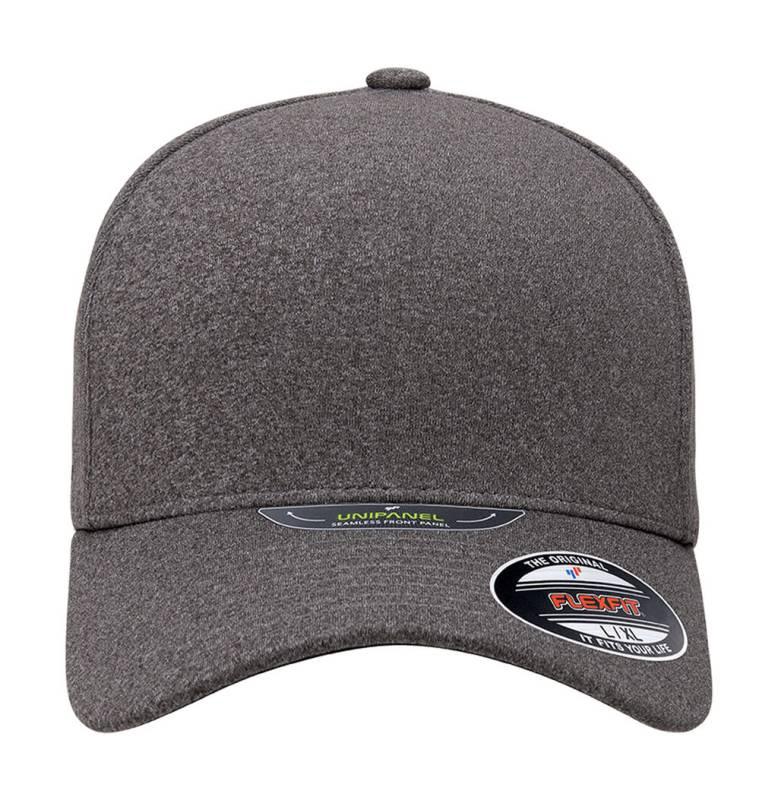Unipanel Melange-keps, Melerad gråmelerad – Flexfit (1)