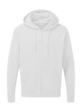 Huva Full Zip Herr, vit