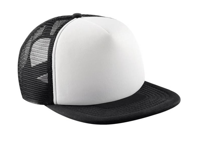 Vintage Snapback Trucker, svart/vit – Beechfield (1)