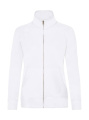 Dam Premium Sweatjacka, vit