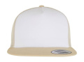 Klassisk truckerkeps, Guld/Vit/Beige