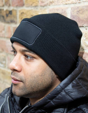 Dubbelstickad Printers Beanie, grå – Result Winter Essentials (3)