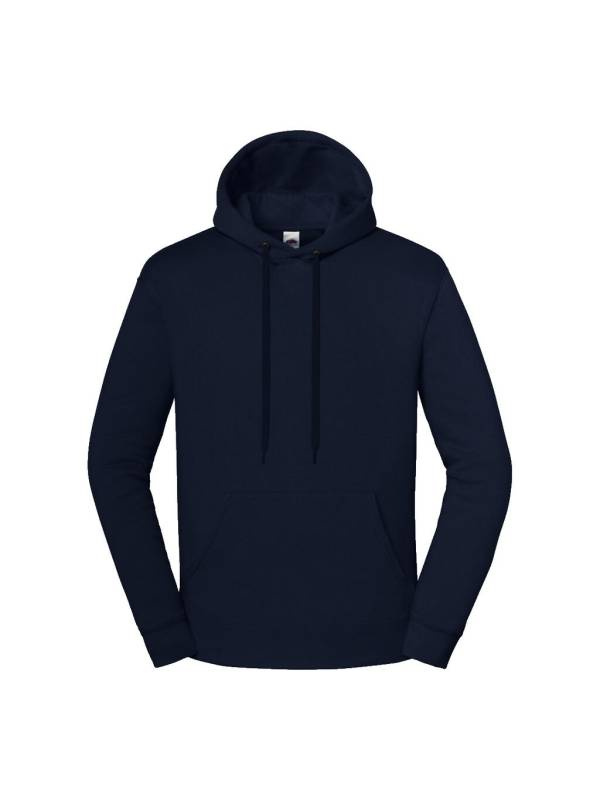 Ikonisk premium huvtröja, djup marinblå – Fruit of the Loom (1)