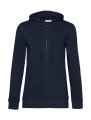 Inspire Zipped Hood /dam, marinblå