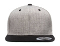 Klassisk Snapback-keps i två färger, Ljung/Svart