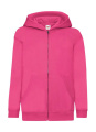Klassisk huvjacka för barn, fuchsia