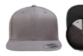 Klassisk Snapback-keps, mörkgrå/mörkgrå