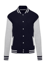 Original Varsity Jacket Barn, Mörksvart/Ljus Oxford