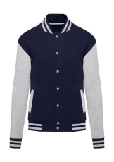Original Varsity Jacket Barn, marinblå/ljus Oxfordgrå