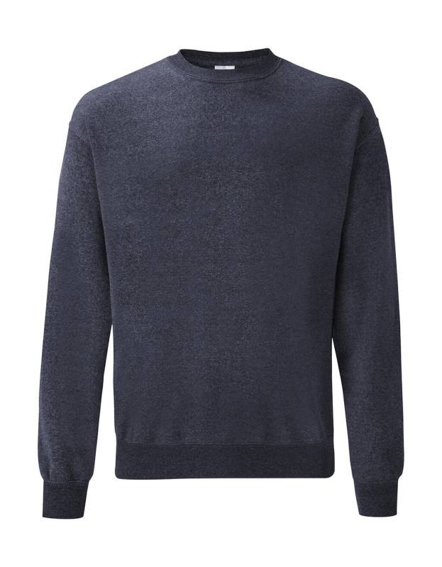 Klassiskt set i sweatshirt, melerad marinblå – Fruit of the Loom (1)