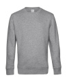 KING Rund halsringning, gråmelerad, Heather Grey