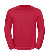 Arbetskläder Set-in Sweatshirt, Klassisk röd