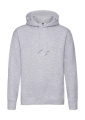 Premium huvtröja, gråmelerad, Heather Grey