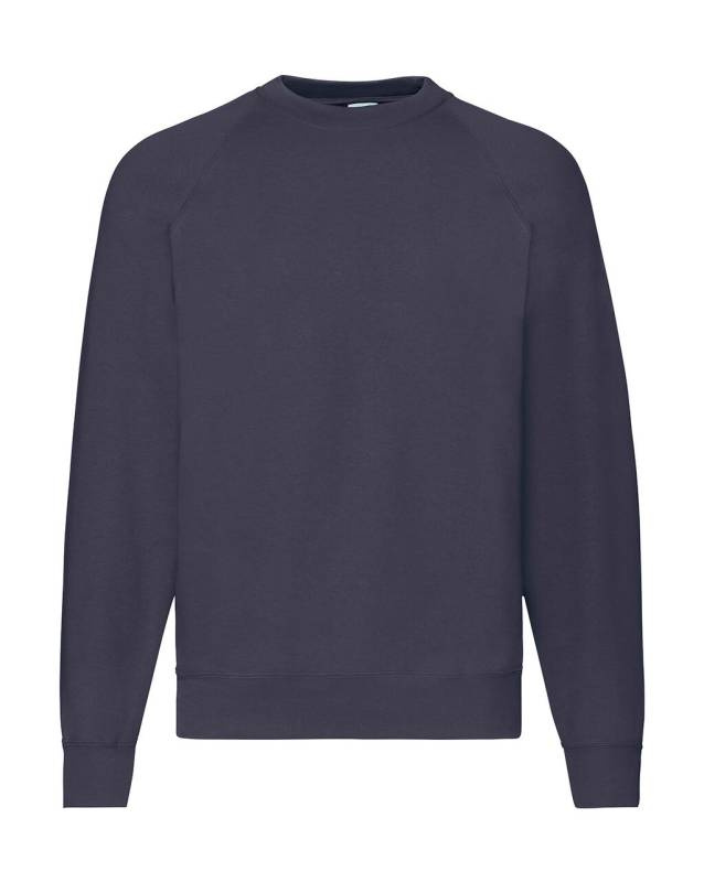 Klassisk raglan-tröja, djup marinblå – Fruit of the Loom (1)
