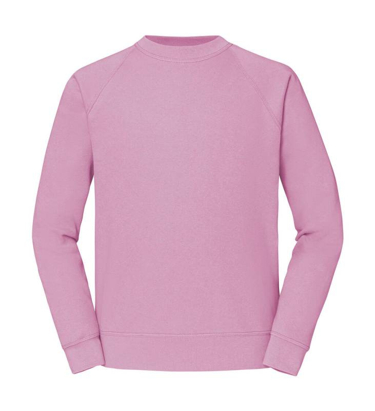 Klassisk raglan-tröja, Ljusrosa – Fruit of the Loom (1)