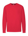 Lätt, inbyggd sweatshirt, röd