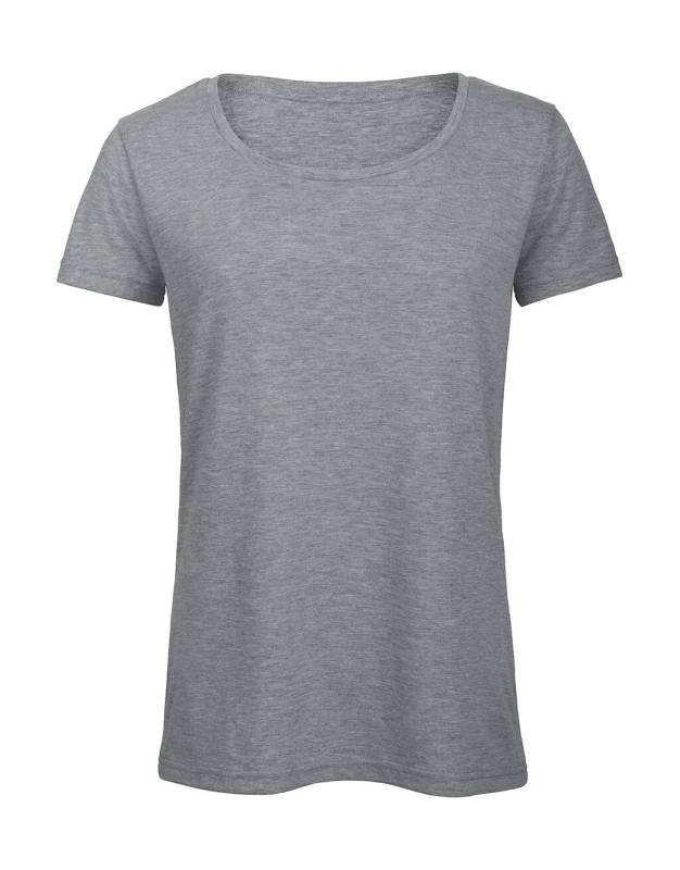 Triblend/dam-T-shirt, Ljusgrå ljung – B&C (1)