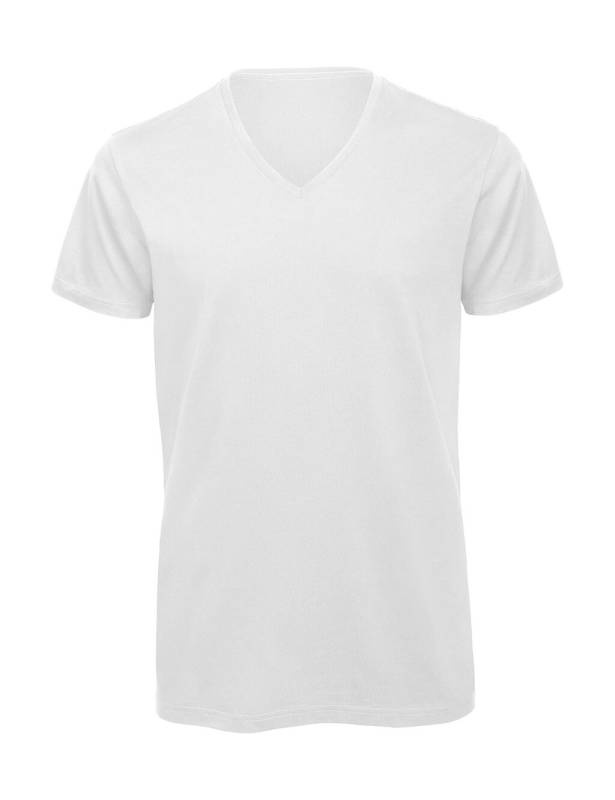 Inspirera V T /män, vit – B&C (1)