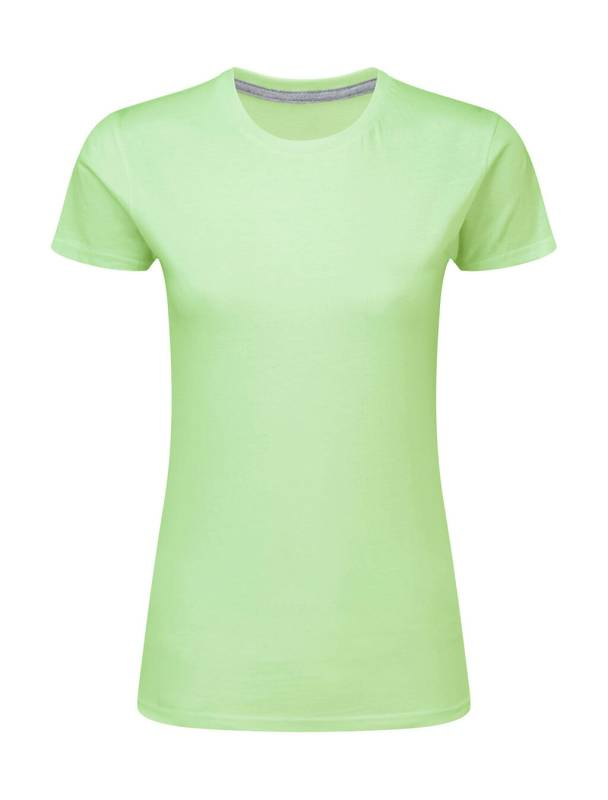 Signature Tagless T-shirt Dam, Neo Mint – SG Signature (1)