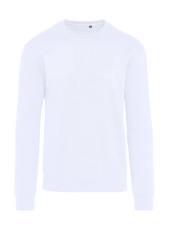 Signature Tagless Crew Neck Sweatshirt Unisex, Snövit