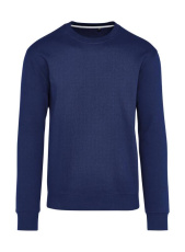 Signature Tagless Crew Neck Sweatshirt Unisex, marinblå