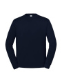 Ikonisk premium set-in sweatshirt, djup marinblå